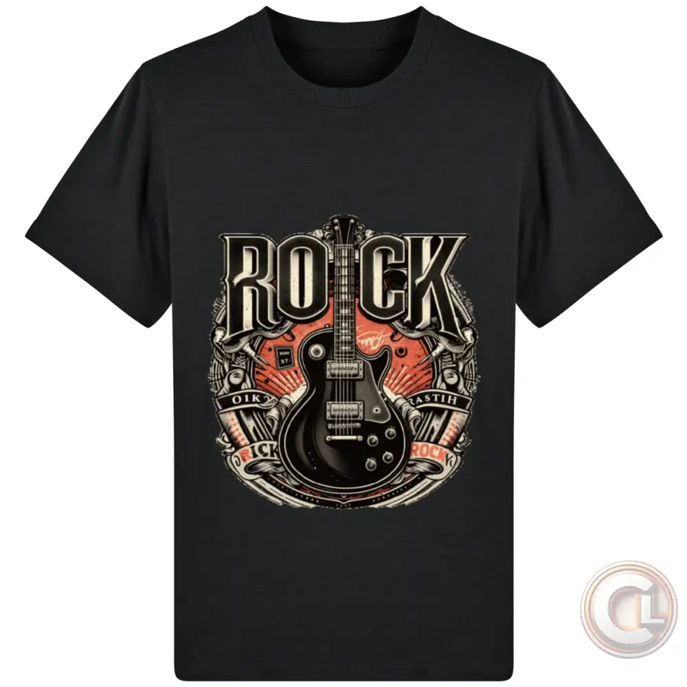 T-Shirt CLOOK ’n’ Rock Black / XXS - Homme>Tee-shirts