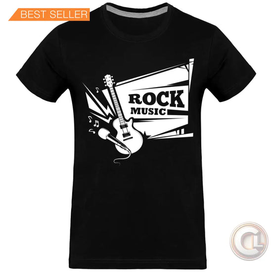 T-shirt homme ROCK GUITARE - CLOOK