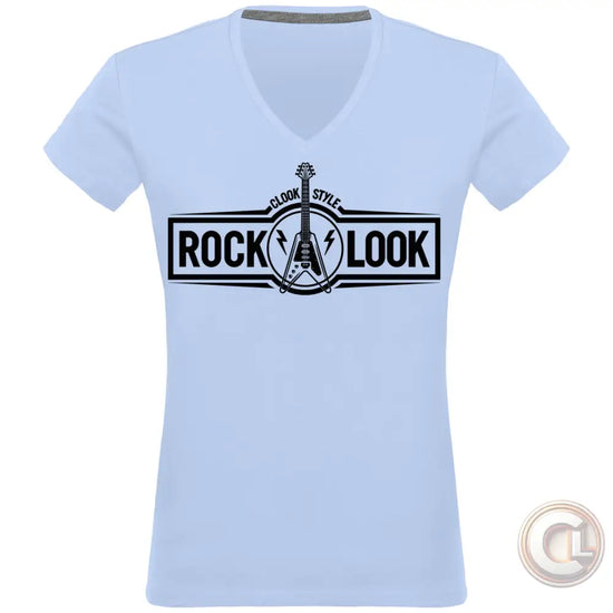 T-shirt ROCK LOOK pour Femme Bleu ciel / S -