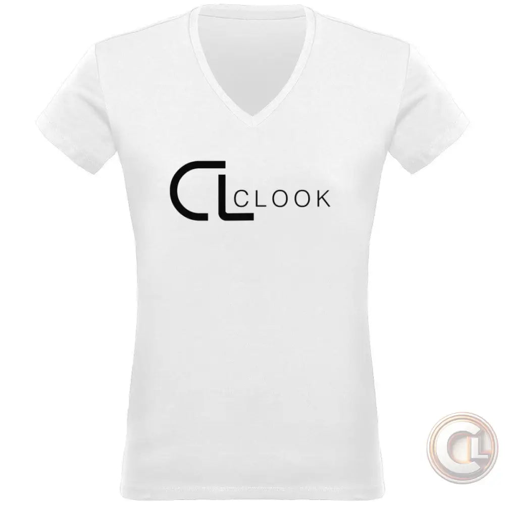 Tee-shirt Col V Femme CLclook - CLOOK