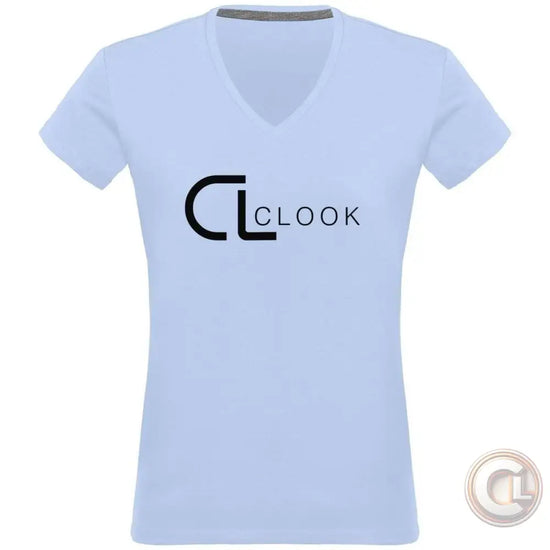 Tee-shirt Col V Femme CLclook - CLOOK