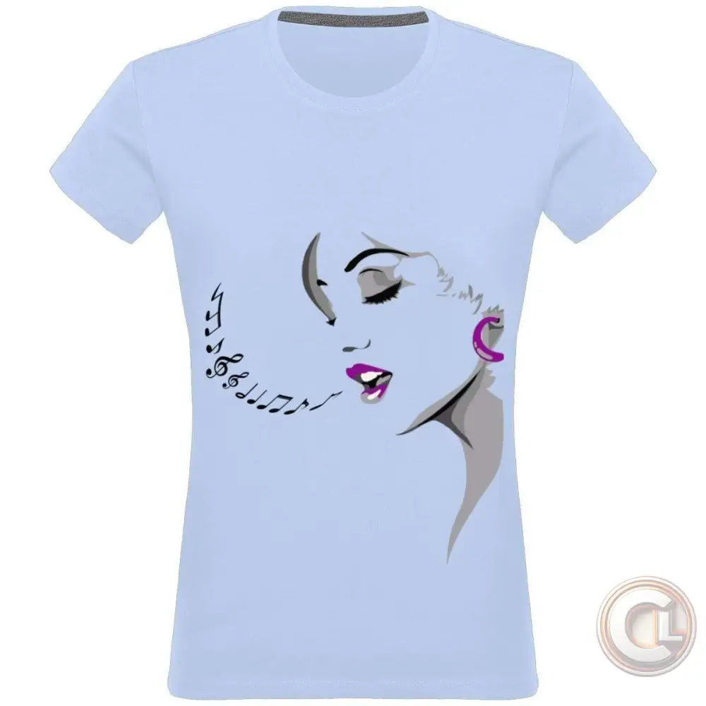 Tee-shirt Femme Col Rond 180 gr VOICE - CLOOK