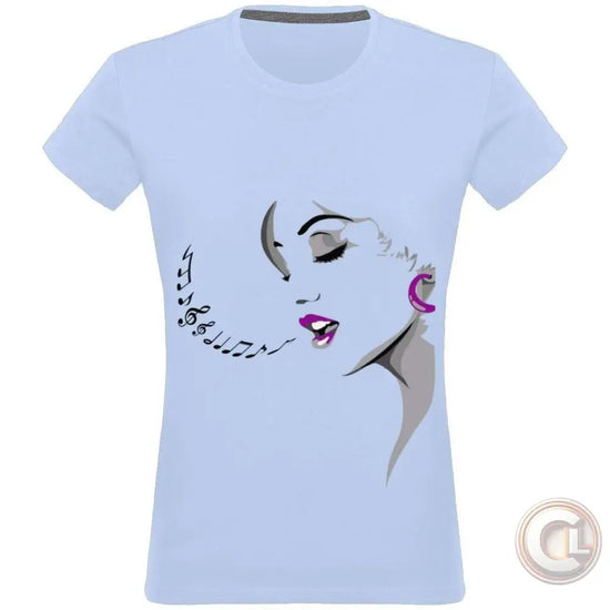 Tee-shirt Femme Col Rond 180 gr VOICE - CLOOK